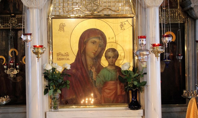 Икона Казанской Божией Матери в храме прп. Пимена Великого