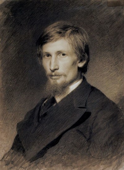 Портрет Виктора Михайловича Васнецова. Худ. И.Н.Крамской (1872 г.)