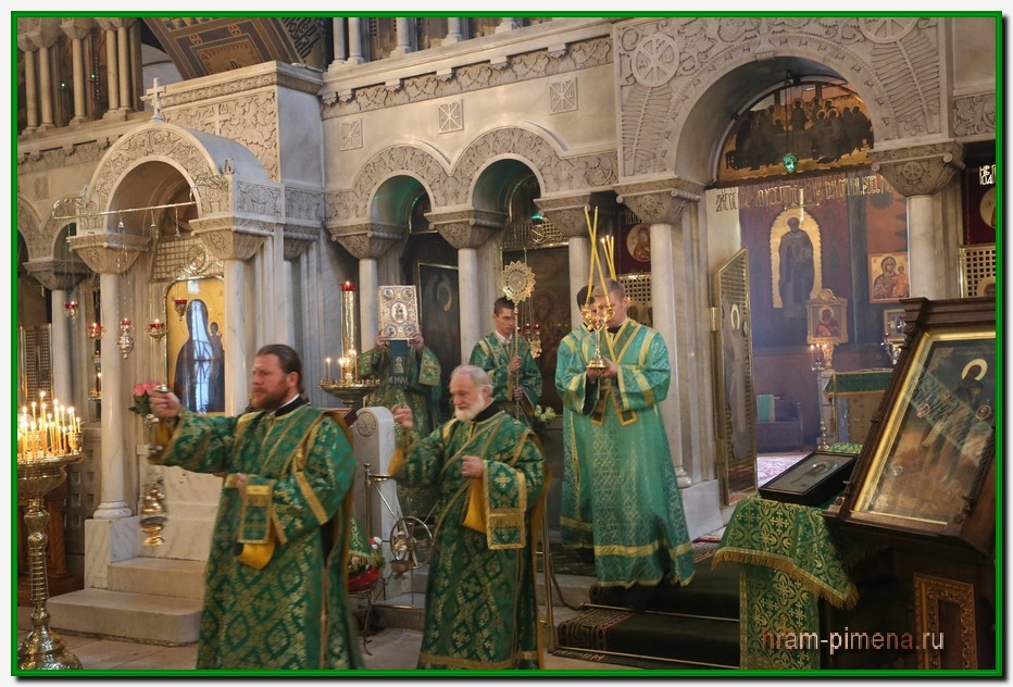 Праздничная литургия 9 сентября 2014 года